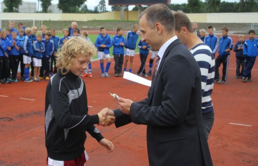 Futbolo turnyre - Klaipėdos moksleivių triumfas
