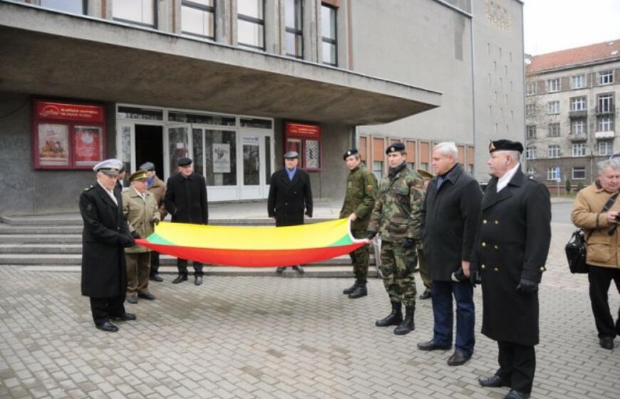 Lietuvos vėliavos dienos ceremonija Klaipėdoje
