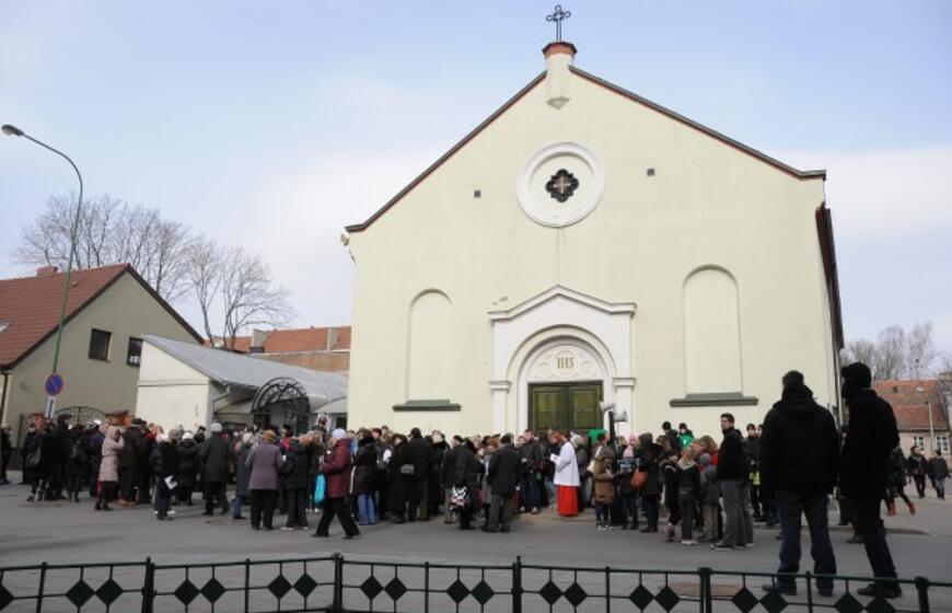 Klaipėdos krikščionys pakartojo Jėzaus kryžiaus kelią