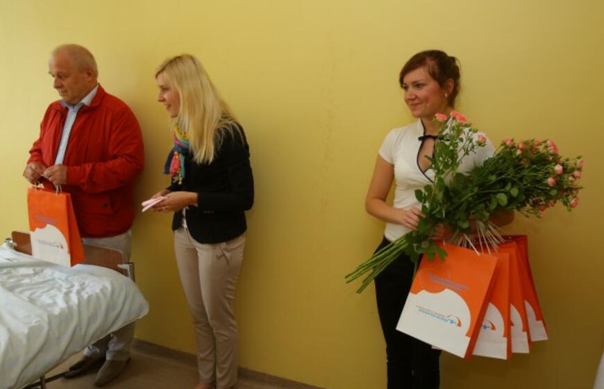 Pasveikinti "Gimiau nerūkantis" akcijos dalyviai