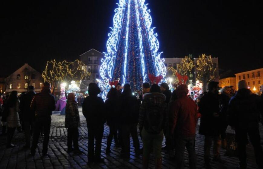 Klaipėda pasitiko 2014-uosius metus