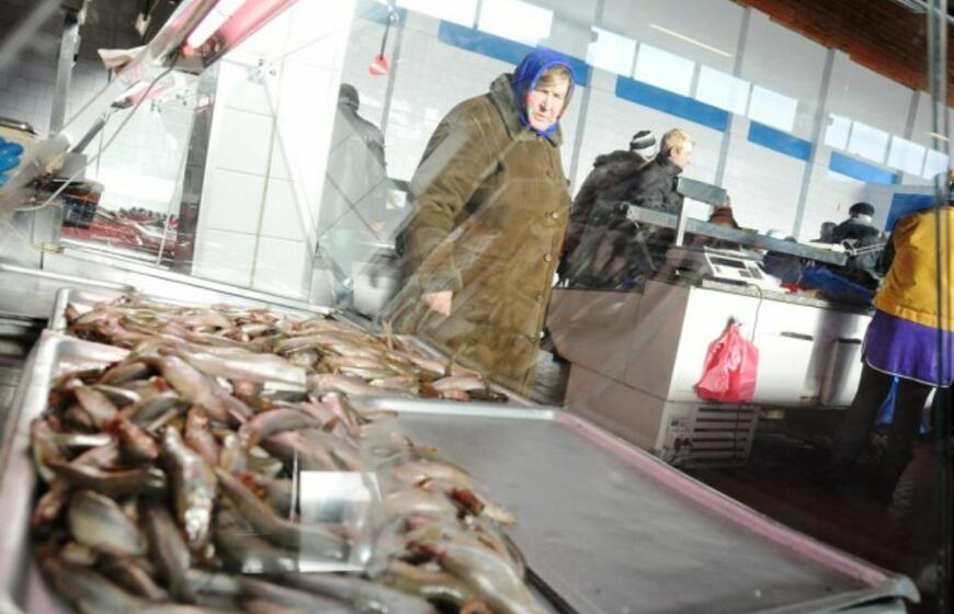 Klaipėdos turgavietės speiguotą savaitgalį