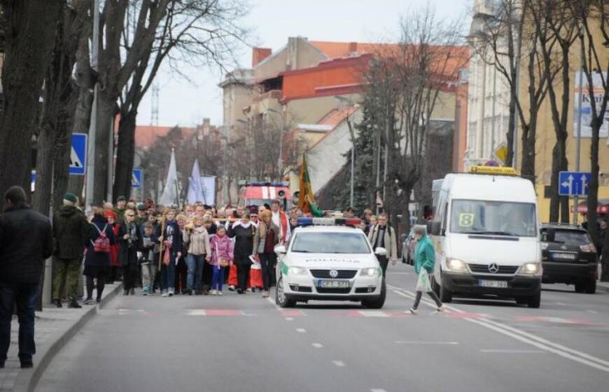 Didžiojo penktadienio Kryžiaus kelias miesto gatvėmis