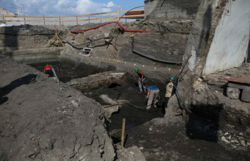 Radiniai Klaipėdos piliavietėje