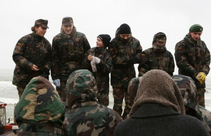 Lietus neatbaidė paplūdimius tvarkiusių savanorių