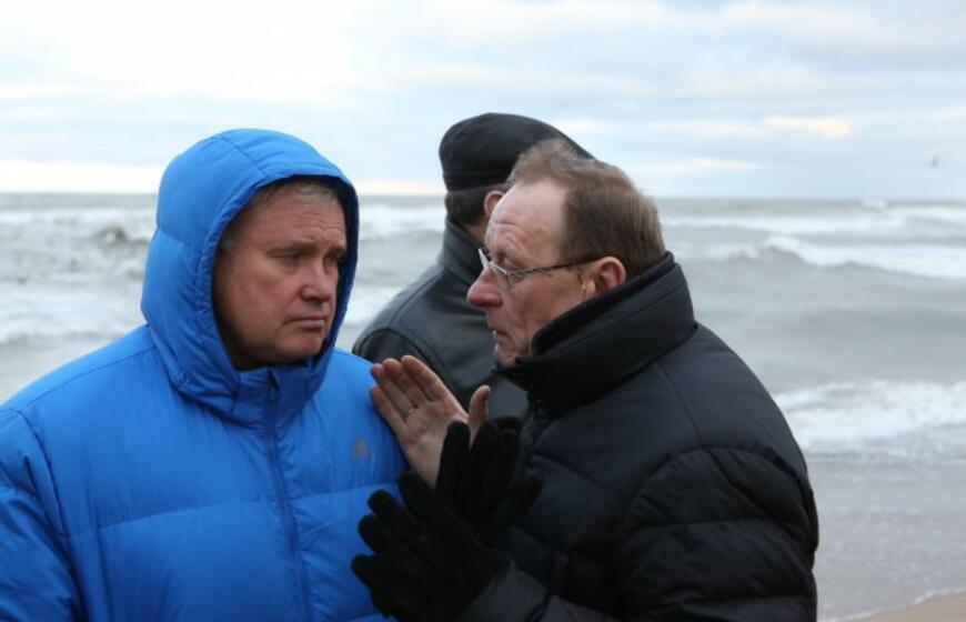 Paplūdimiai po uragano. Meras įvertina nuostolius