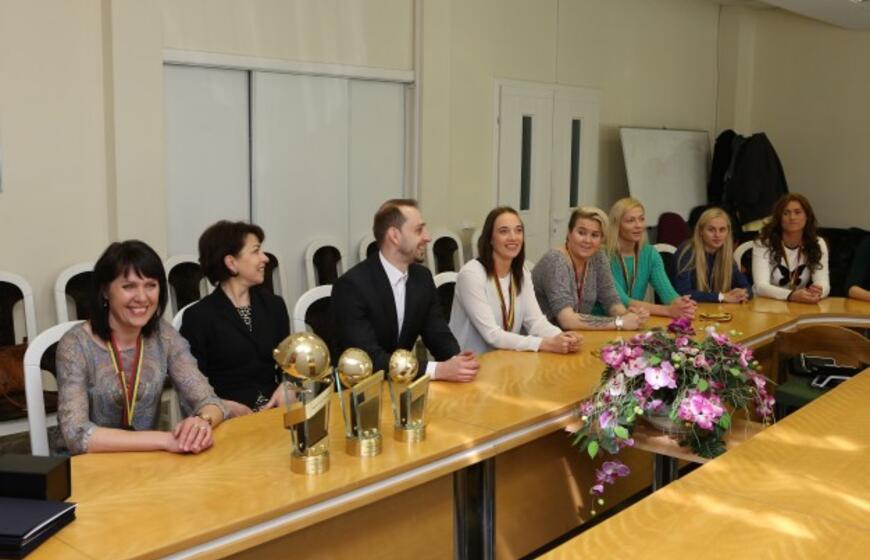 "Fortūnos" pagerbimas pas merą