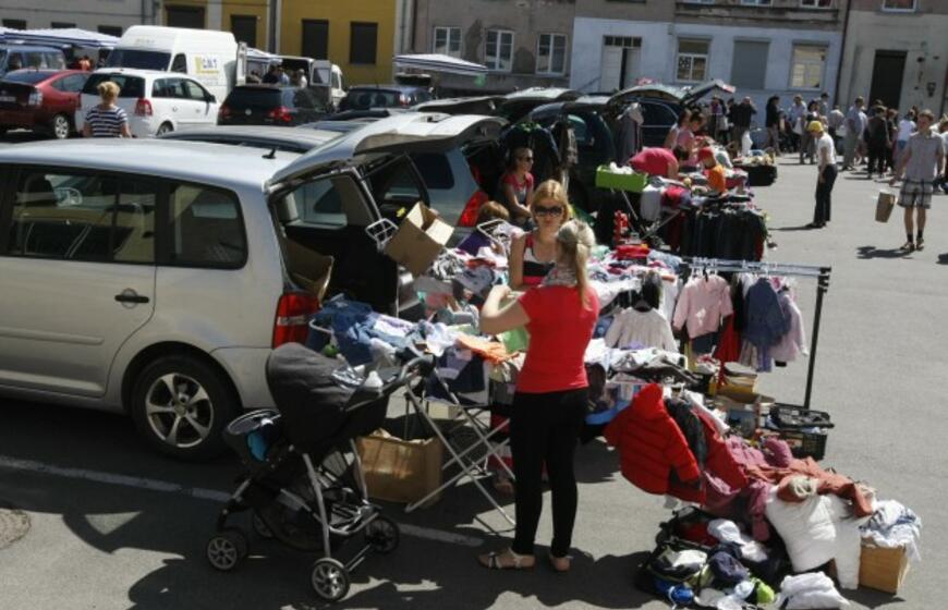 Bagažinių turgus Klaipėdoje
