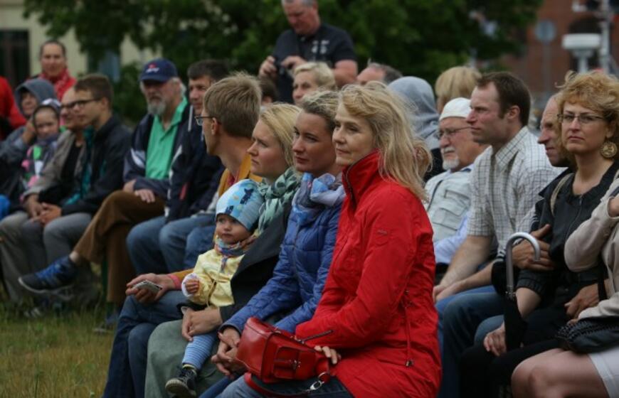 Pristatytas baltų genčių kostiumas