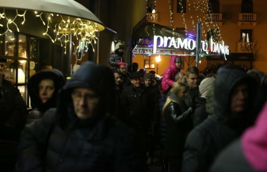 Kalėdų eglės įžiebimas Klaipėdoje