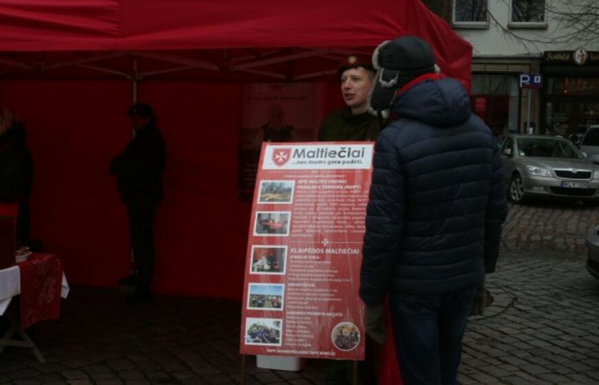 Akcija "Maltiečių sriuba" Klaipėdoje