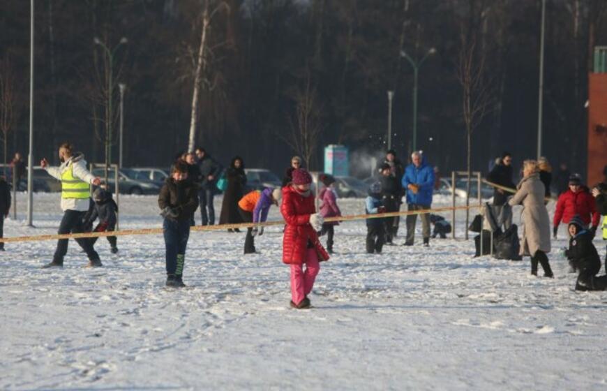 Sniego gniūžčių karas Klaipėdoje