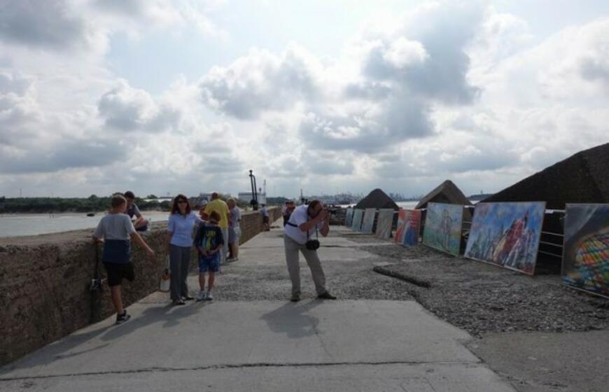 Šiauriniame Klaipėdos mole - tapybos darbų paroda