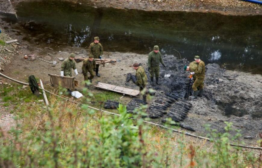 Išminavimo darbai prie delfinariumo