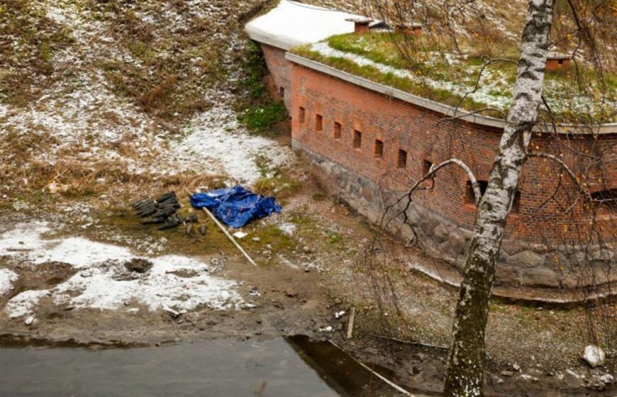 Jūrų muziejaus teritorijoje vėl rasta sprogmenų