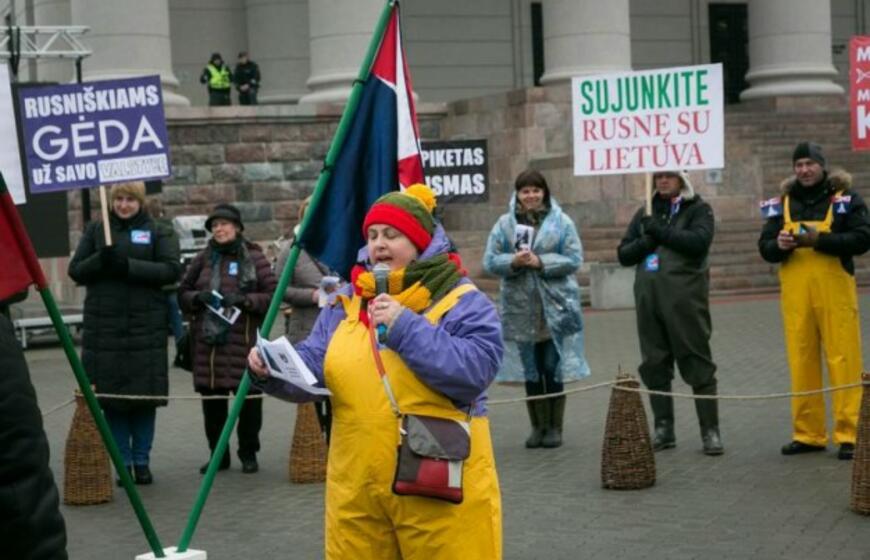 Rusniškiai reikalavo juos „sujungti su Lietuva“