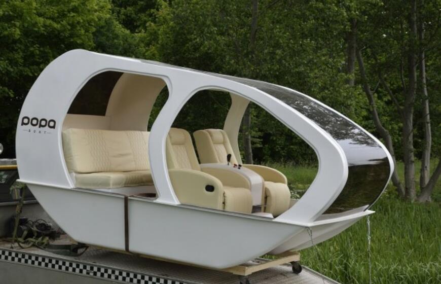 Klaipėdiečio garaže sukurtas ateities laivas