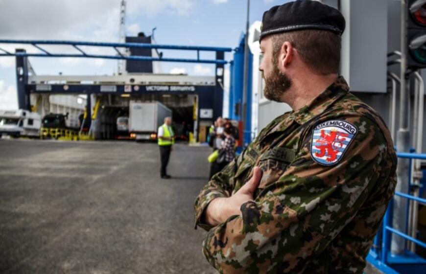 Prie NATO priešakinių pajėgų bataliono Lietuvoje prisijungė Liuksemburgo kariai