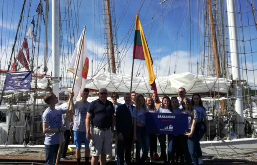 Hidrologijos studentai dalyvavo Okeanografijos praktikoje ir Tall Ships Races 2017