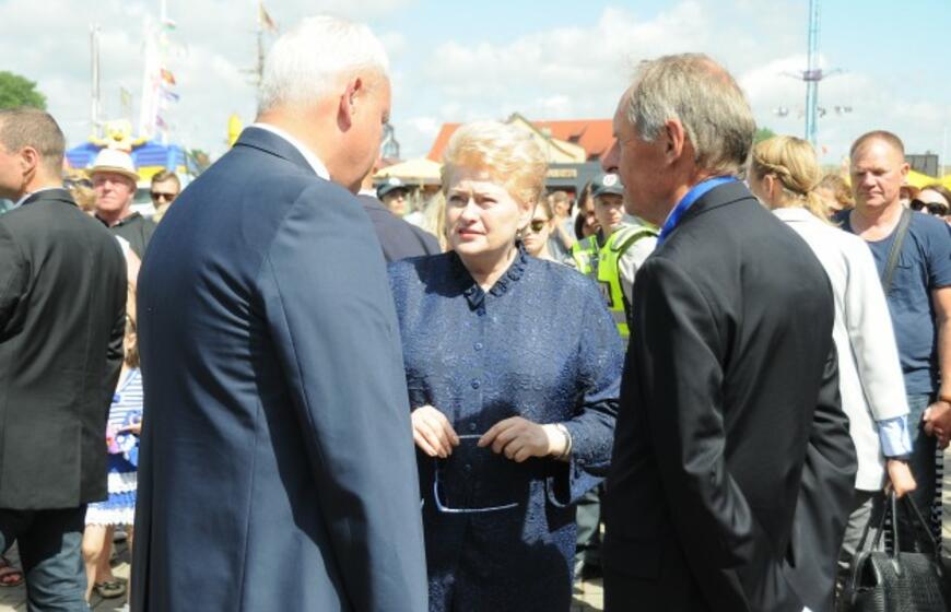 Prezidentė pasveikino „The Tall Ships Races“ dalyvius