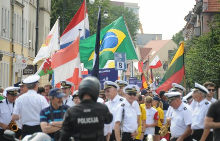 „The Tall Ships Races 2017“ įgulų eisena