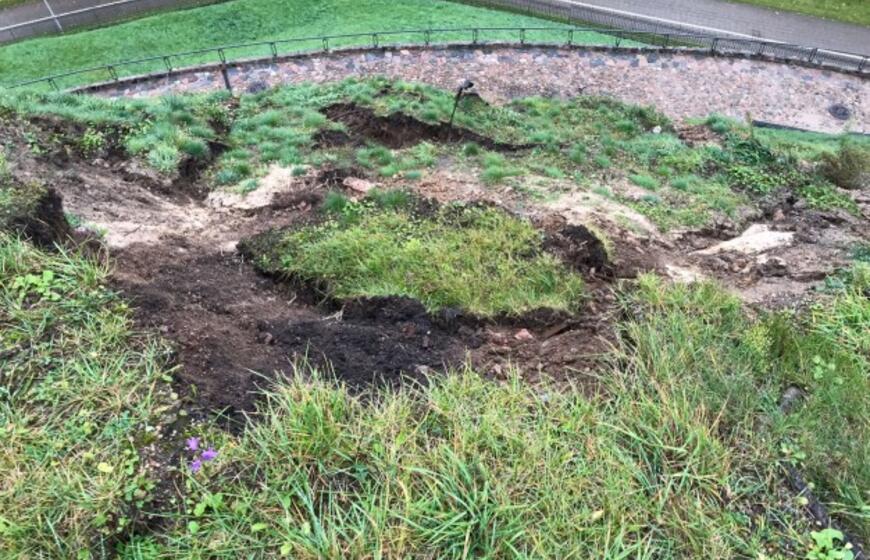 Ant Gedimino kalno - dar viena nuošliauža