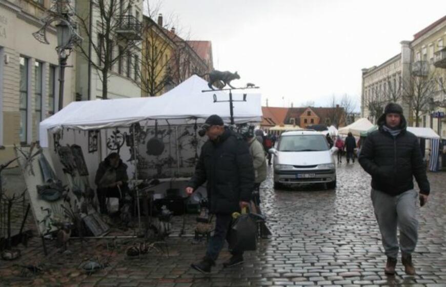 Uostamiestyje prasidėjo vienos dienos kalėdinė mugė