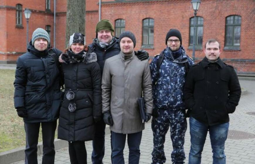 Ant KU pastato atidengta atminimo lenta Petrui Tarasenkai