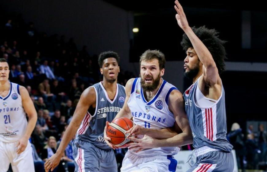 FIBA Čempionų lygos aštuntfinalis: Klaipėdos "Neptūnas" - Strasbūro SIG - 73:68