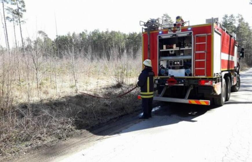 Klaipėdos rajone - didelis miško gaisras