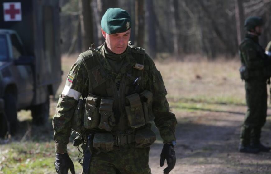 Karinės pratybos „Narsus grifonas – 2018" Giruliuose