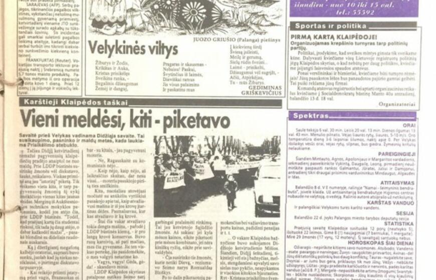 „Vakarų ekspresas“ - prieš ketvirtį amžiaus...