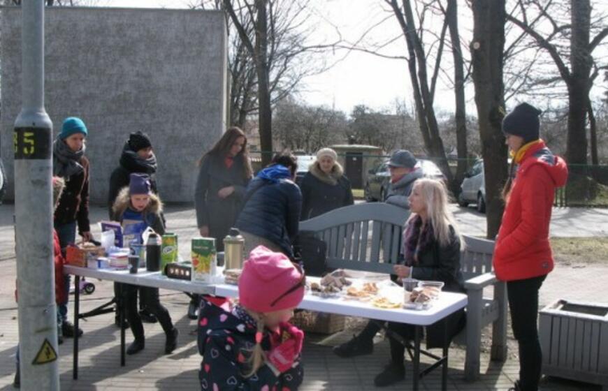 Skulptūrų parke – tradicinė „Vynerio arbatėlė“