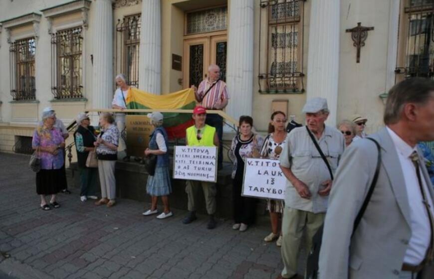 Mitingas prieš Viačeslavą Titovą