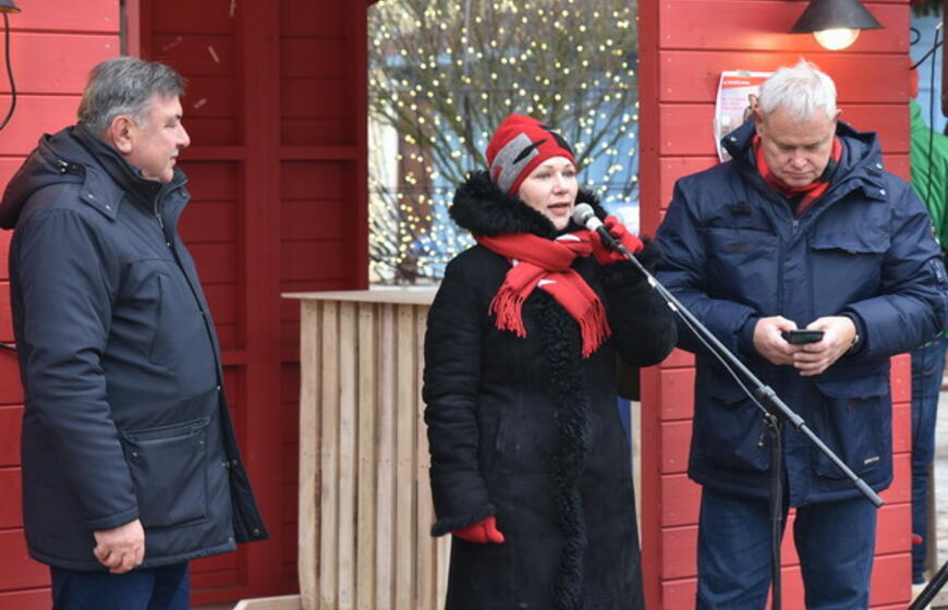 Maltiečiai Teatro aikštėje kvietė gerumo sriubos