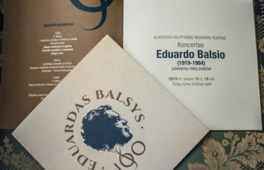 E. Balsio jubiliejinių metų pradžia