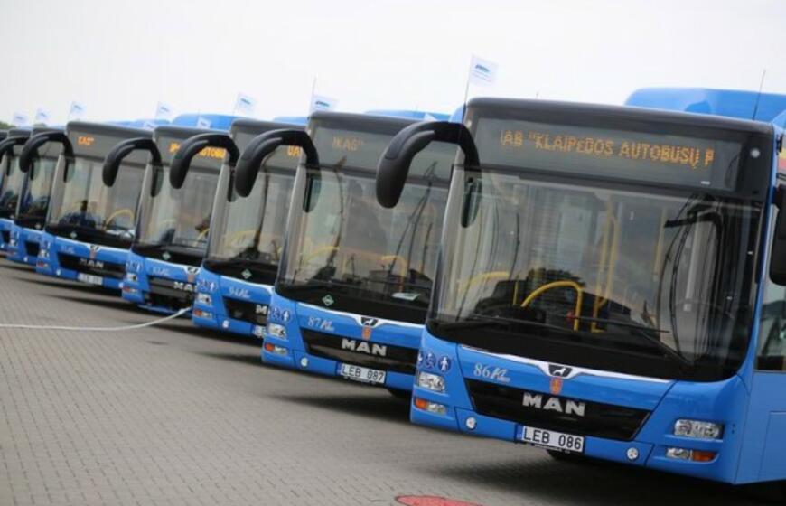 Nauji autobusai Klaipėdoje