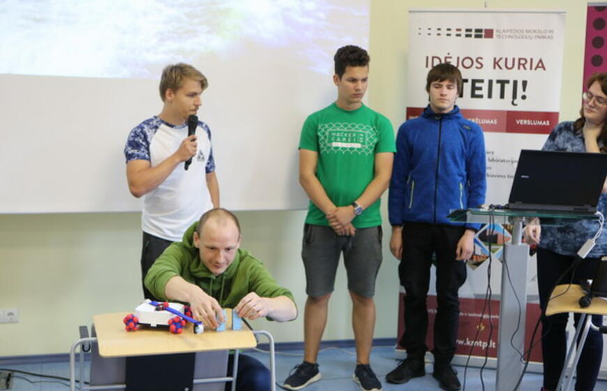 Uosto technologijų hakatone triumfavo Klaipėdos universiteto atstovai