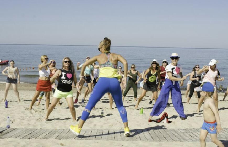 Netradicinio sporto šventė pajūryje