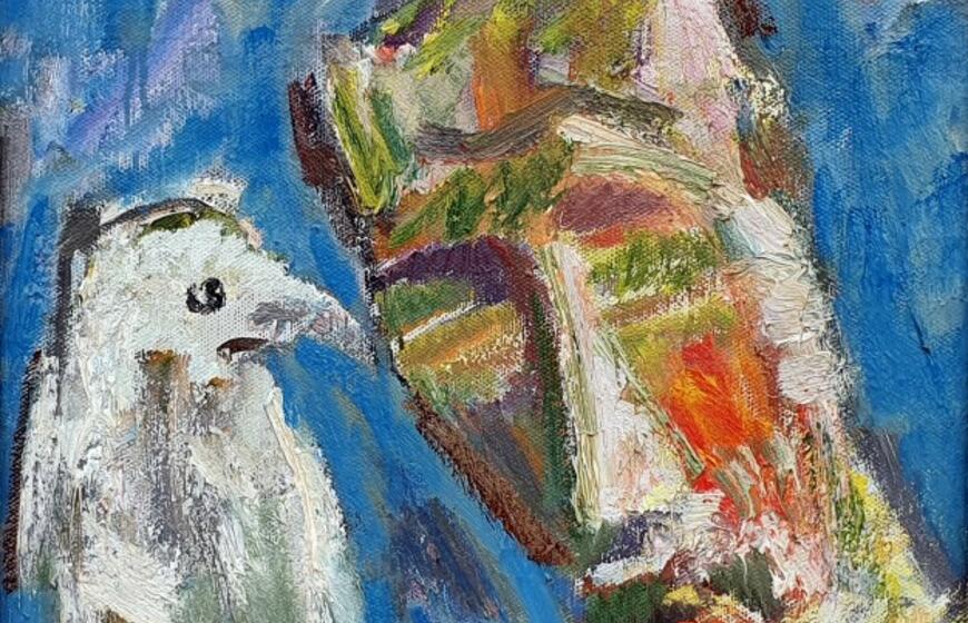 Baroti galerijoje –  Antano Gudaičio paroda „Siela kaip paukštis“