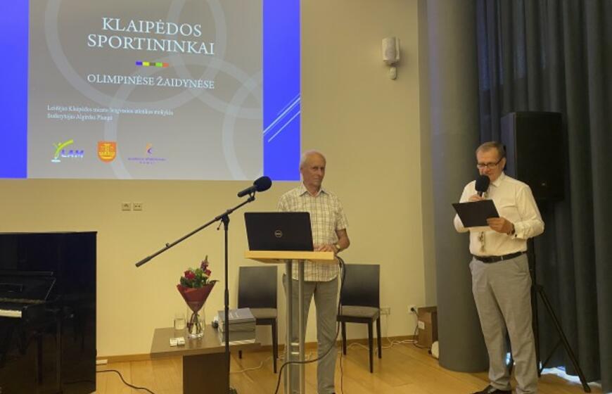 Knygos "Klaipėdos sportininkai olimpinėse žaidynėse" pristatymas