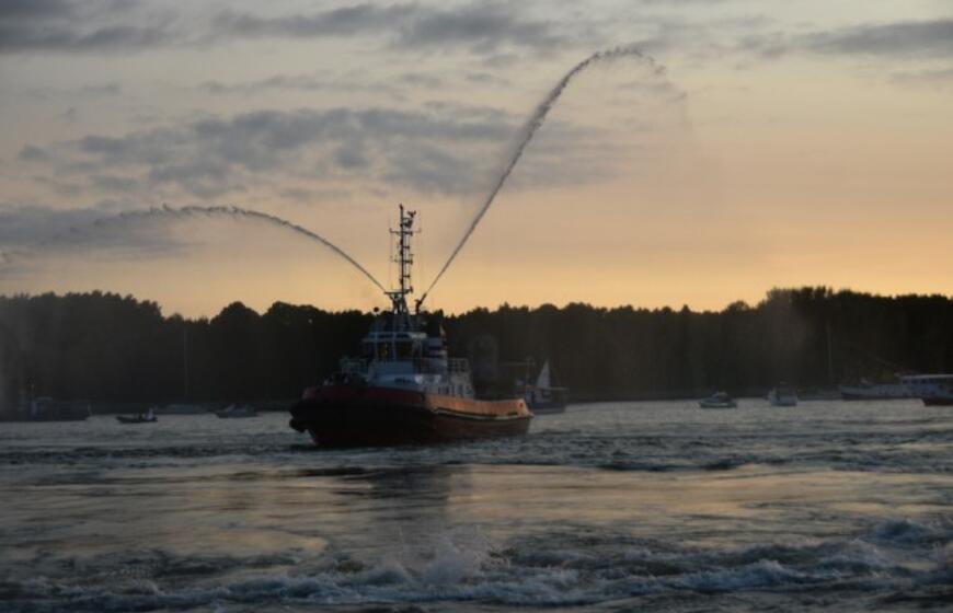 Laivų parado atidarymas