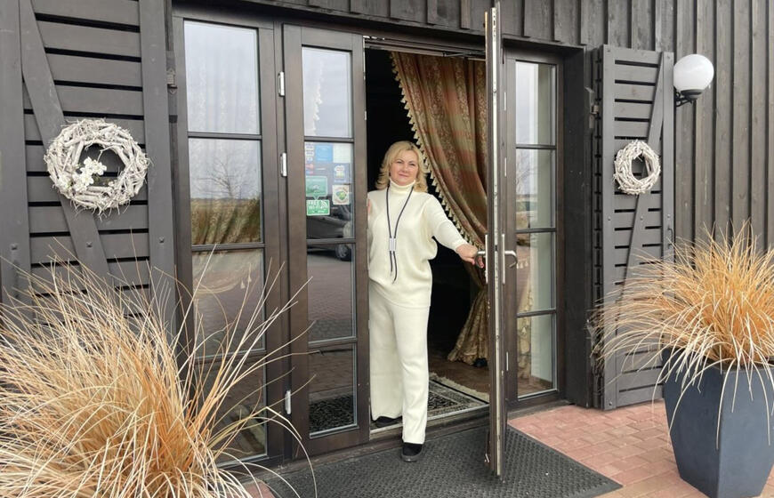 D.Stanislovaitienė pasakojo, kad ten, kur dabar stovi jos vila, kadaise buvo jos prosenelių žemė.  Ž.Čepaitės nuotr.