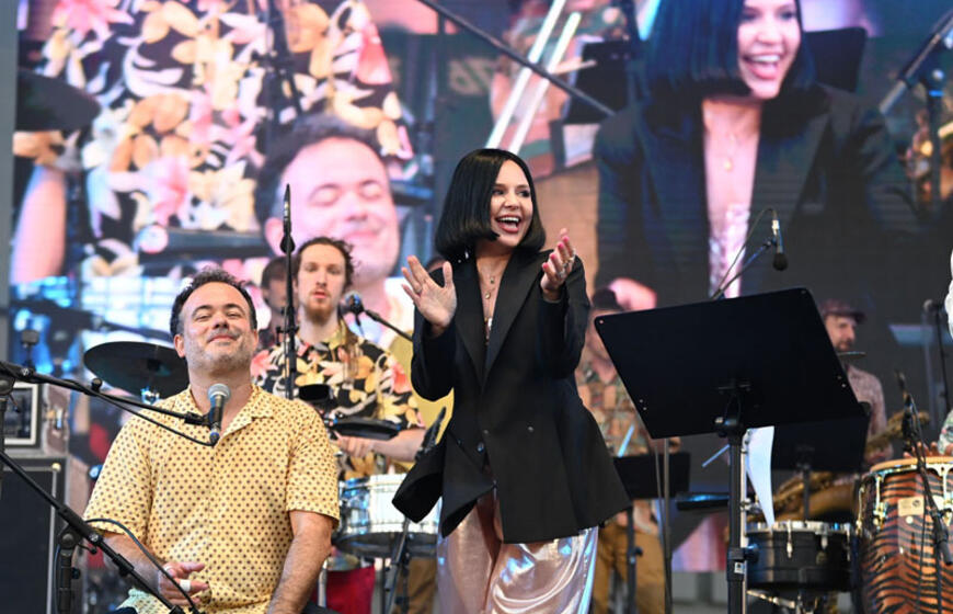 Monikos Liu pasirodymas Klaipėdos pilies džiazo festivalyje