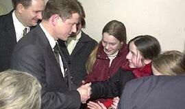 Pagėgiuose valstybės vadovas klausimus uždavinėjo sau 