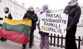 Klaipėdos jaunimas ruošiasi protesto akcijoms 