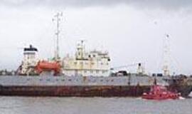 Areštavus laivą "Šiauliai" jūrininkai greitai atgavo pinigus 