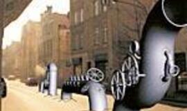 Jūros šventėje šliaužios metalinė gyvatė 