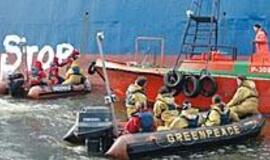 "Greenpeace" belsis į Lietuvos politikų duris 