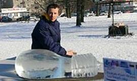 Į Jelgavą minias vilioja ledo menas 